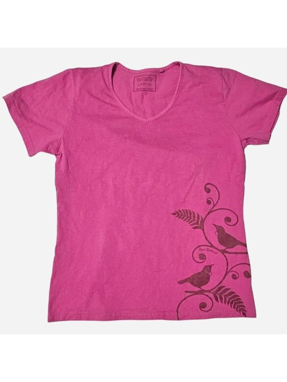 Whimsical Pink Y2K New Zealand Shirt (Halifax)